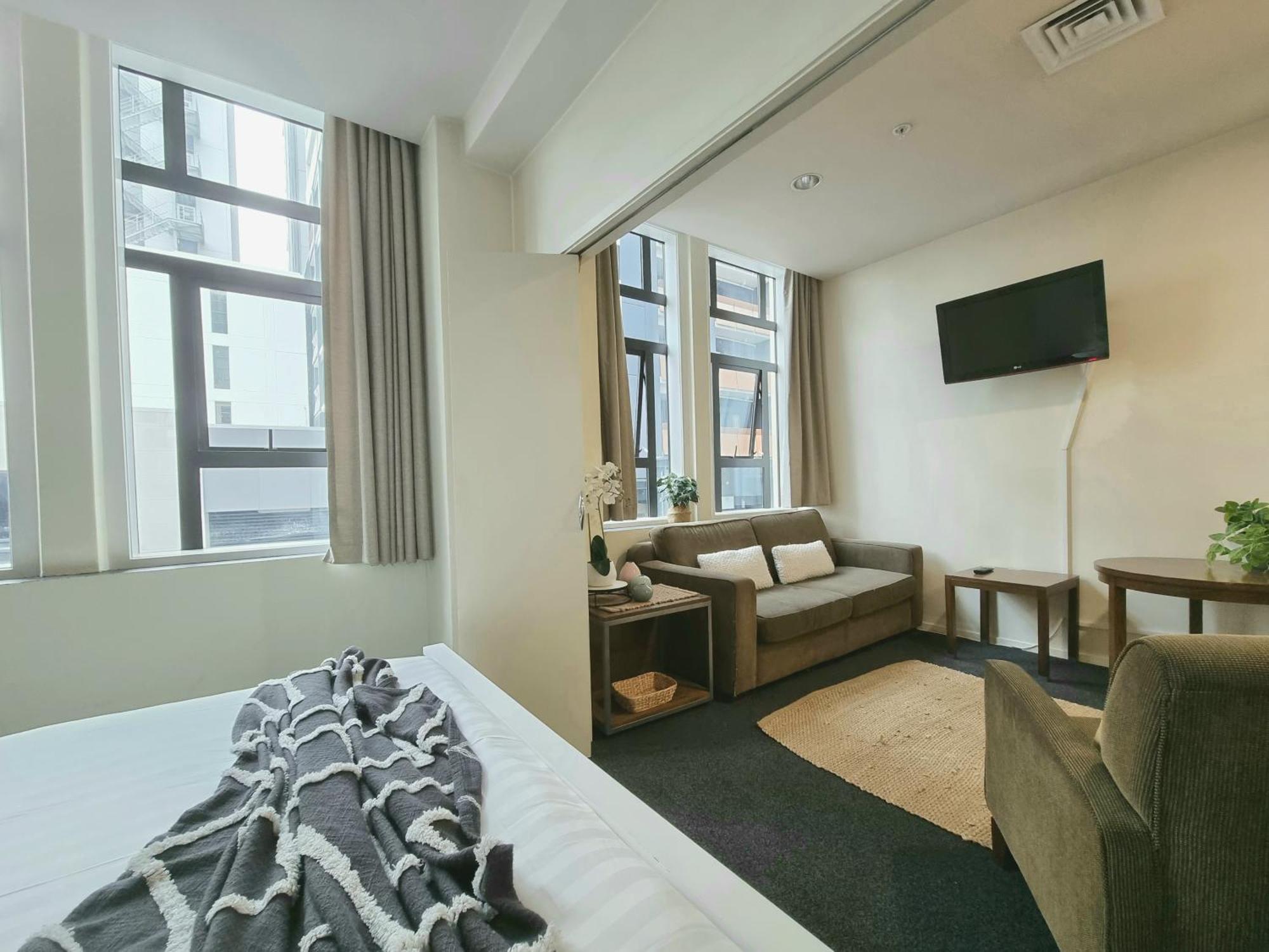 Urban Deco Apartment On Queen Street Auckland Quarto foto